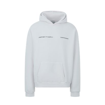 Picture of A SPACE TRAVEL TO ΠΟSSITIVITY WHITE  HOODIE