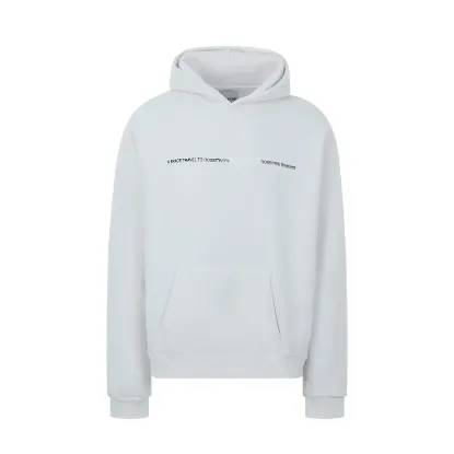 Picture of A SPACE TRAVEL TO ΠΟSSITIVITY WHITE  HOODIE