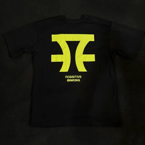 Picture of A SPACE TRAVEL TO ΠOSSITIVITY BLACK TSHIRT