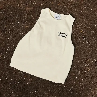 Picture of OFFWHITE RIB CROP TOP